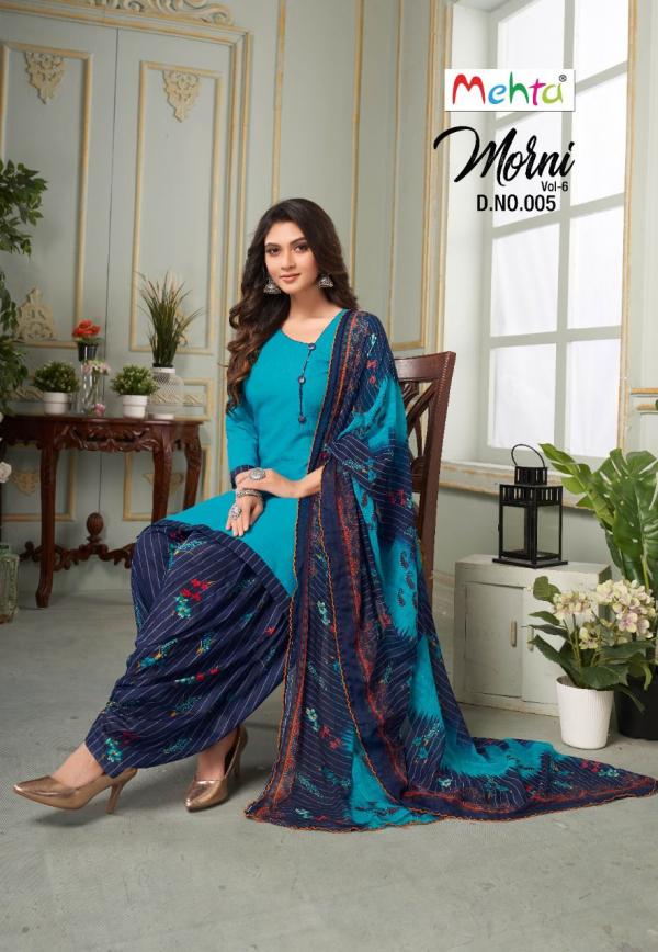 Mehta Morni Vol 6 Designer Cotton Dress Materials